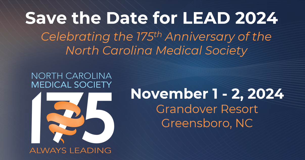 Save the date for LEAD 2024 - Nov. 1-2, 2024 at the Grandover Resort, Greensboro