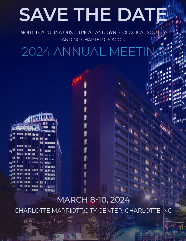 Save the date for the 2024 NCOGS Annual Meeting, March 8-10