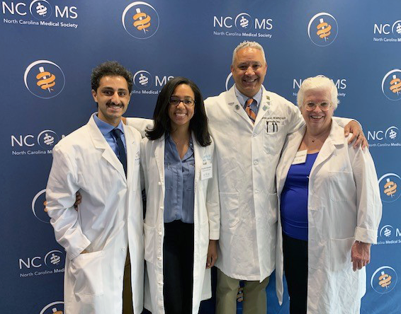 DOCMS at the NC Medical Society's White Coat Day, held June 12, 2024