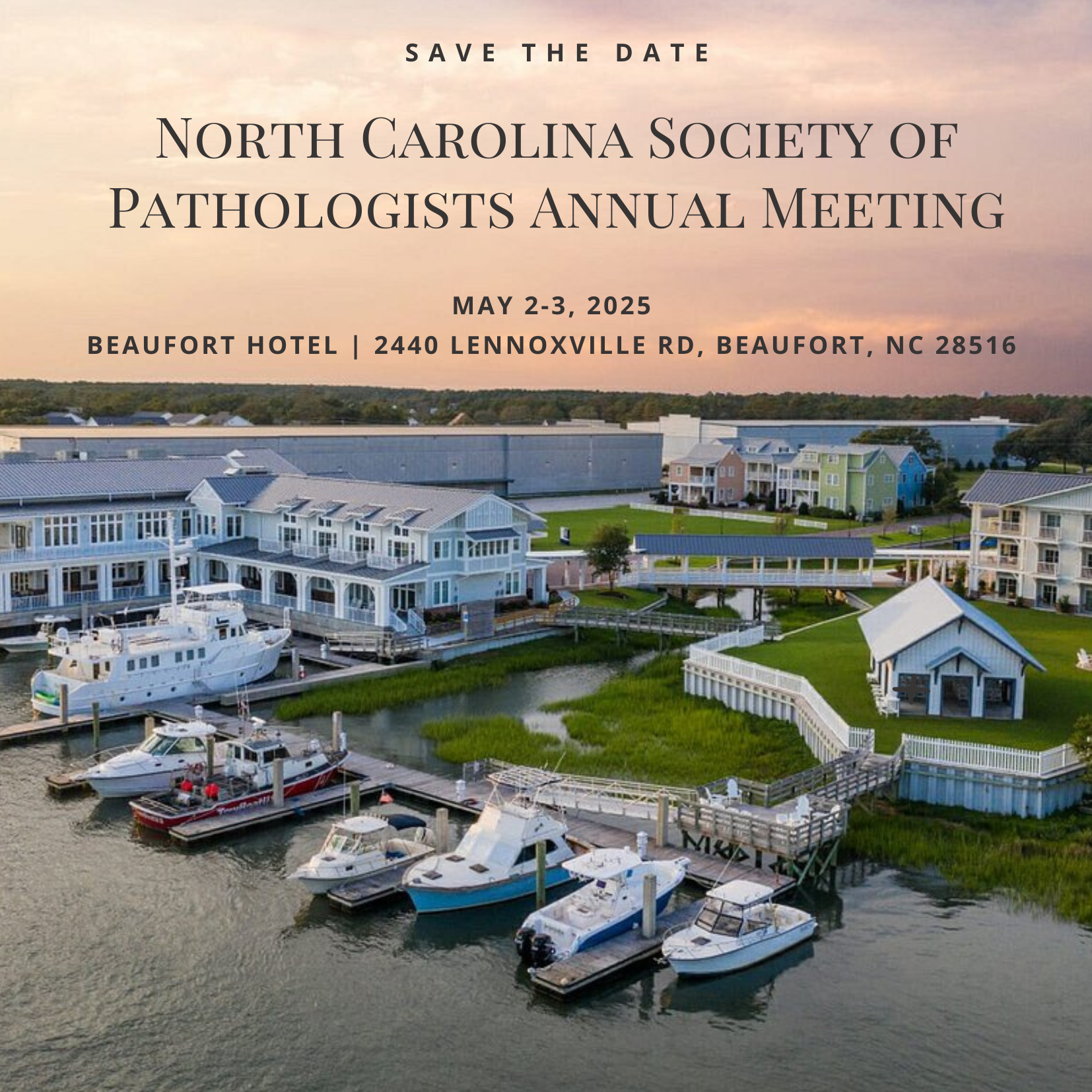 Join us at the Beaufort Hotel for the 2025 NCSP Annual Meeting, May 2-3